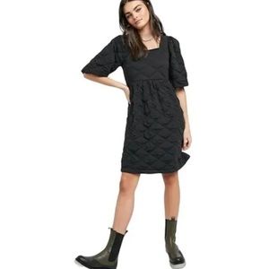 Vero Moda Puff Sleeve Dress In Black
